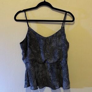 Grace Black and Gray Leopard Print Camisole